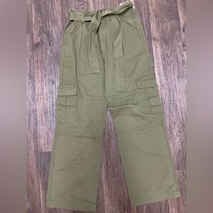 Forever 21 Green Cargo Pants with Utility Design